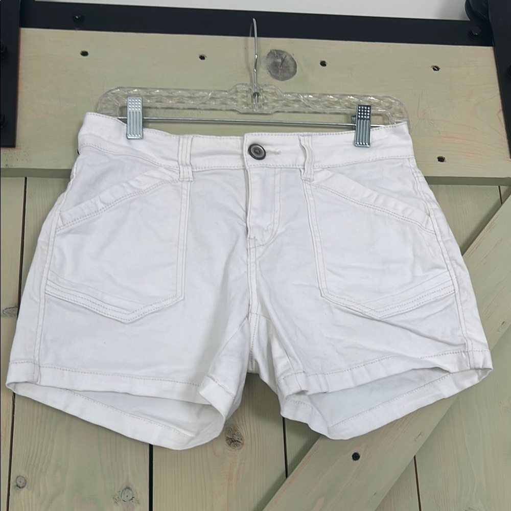 White Cargo Shorts with Classic Appeal